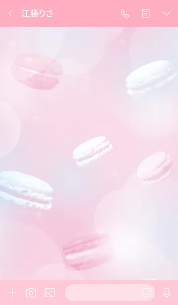 [LINE着せ替え] Sweet and Macaron .+の画像3