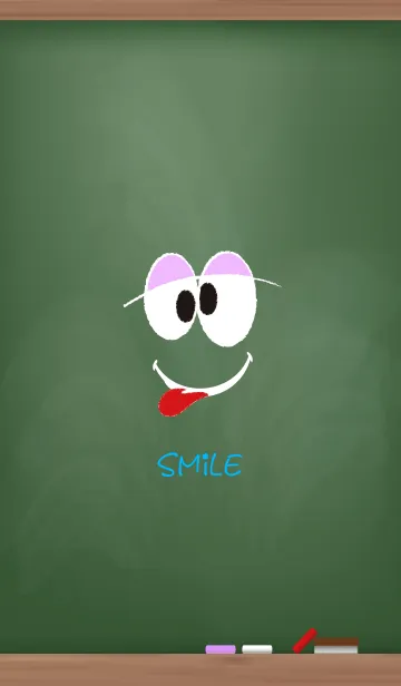 [LINE着せ替え] Black Board Smile No7.の画像1