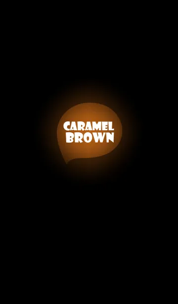 [LINE着せ替え] caramel brown in black (jp)の画像1