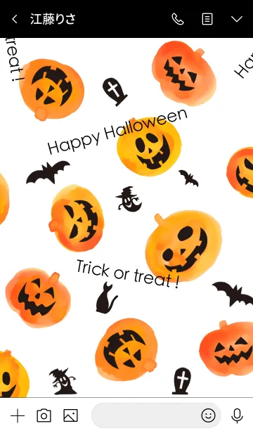 [LINE着せ替え] ジャック・オ・ランタン＠ハロウィン2019の画像3