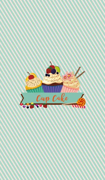 [LINE着せ替え] love...cupcakesの画像1