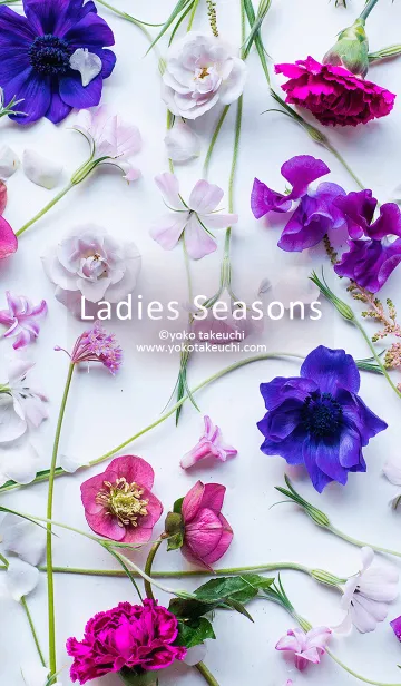 [LINE着せ替え] Ladies Seasons ～ 涼し気なフラワーコーデの画像1