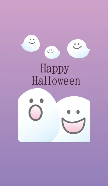 ハッピーハロウィンおばけ *Halloween2019の着せ替えメイン画像