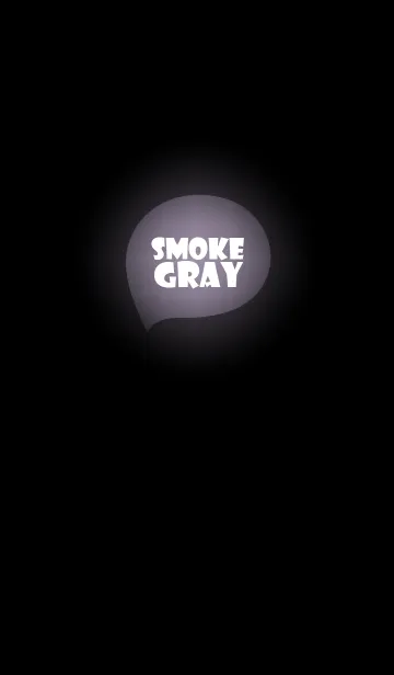 [LINE着せ替え] smoke gray in black (jp)の画像1