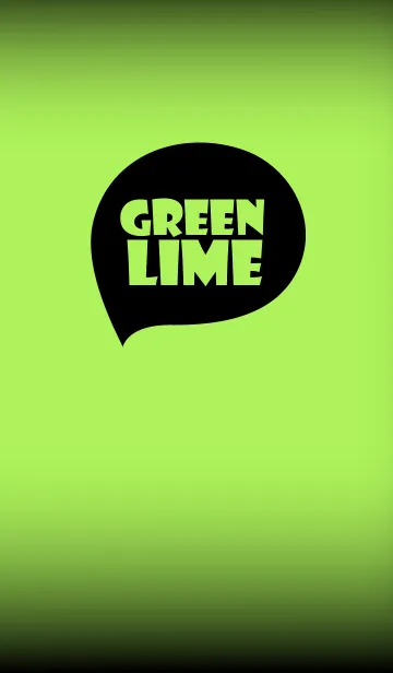 [LINE着せ替え] lime green and black (jp)の画像1