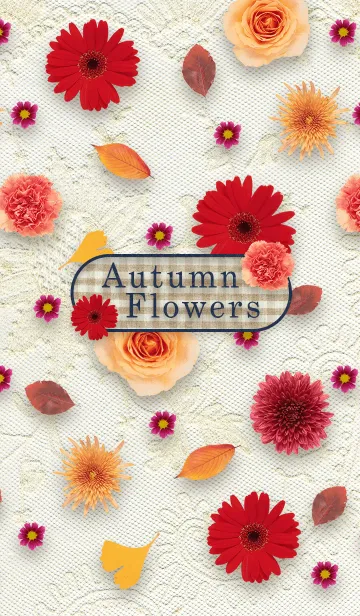 [LINE着せ替え] AutumnFlowers ～小さな秋見つけた～の画像1