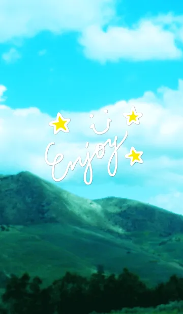 [LINE着せ替え] 山と空とスマイルと。2の画像1
