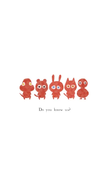 [LINE着せ替え] Do you know us？の画像1