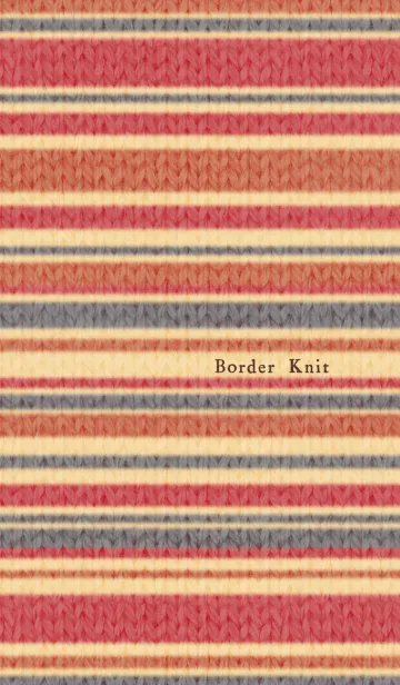 [LINE着せ替え] Border Knitの画像1