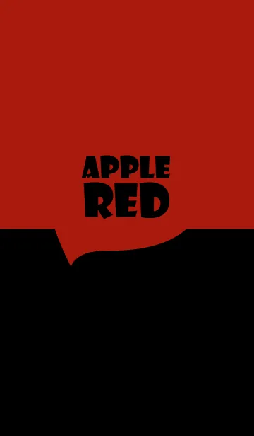 [LINE着せ替え] Black ＆ apple red (jp)の画像1