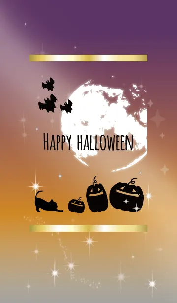 [LINE着せ替え] グレー : Halloween2019の画像1