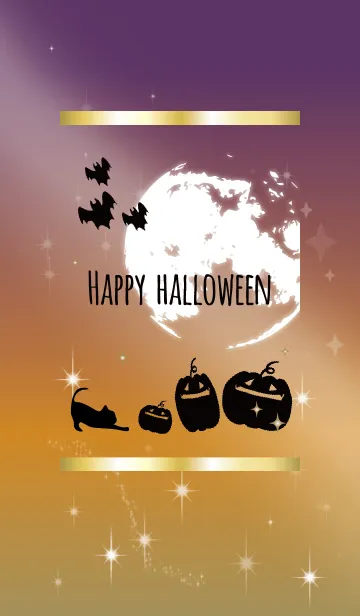 [LINE着せ替え] ゴールド : Halloween2019の画像1