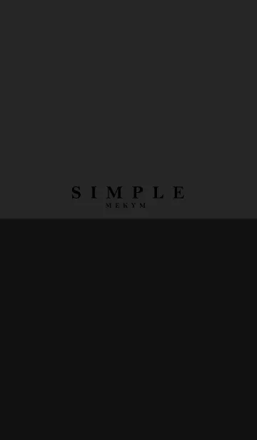 [LINE着せ替え] SIMPLE ICON -MATTE BLACK-の画像1