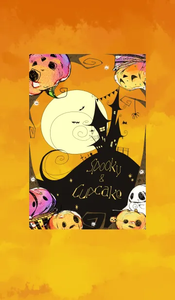 [LINE着せ替え] スプーキィカップケーキ（halloween2019）の画像1