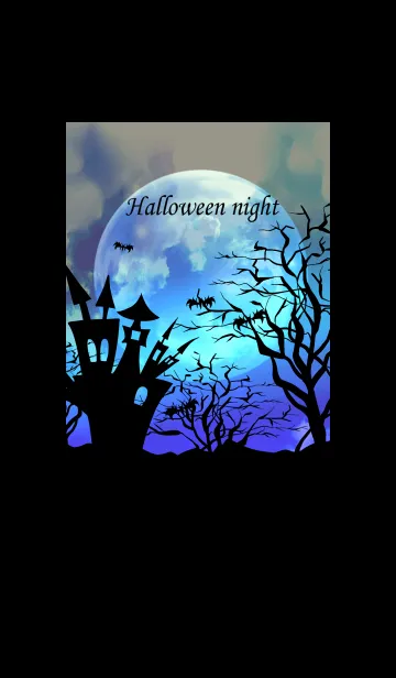 [LINE着せ替え] 青い神秘の月・ハロウィン2019の画像1