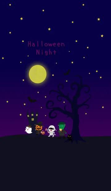[LINE着せ替え] Halloween night -muk @Haloween2019の画像1