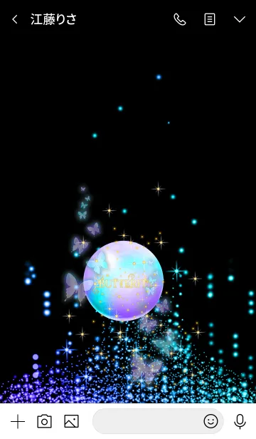 [LINE着せ替え] 蝶の妖精#9 @Halloween2019の画像3