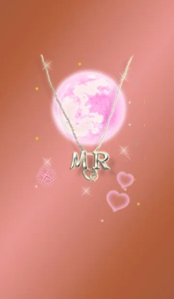 イニシャル M＆R （ピンクゴールド）の着せ替えメイン画像