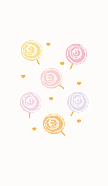 [LINE着せ替え] Cute candy 4 :)の画像1