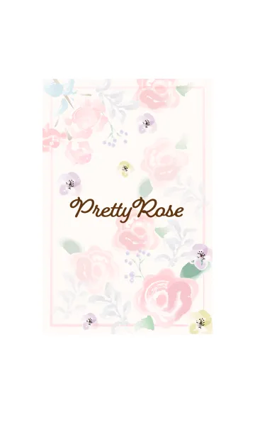 [LINE着せ替え] Pretty Rose -秘密の花園-の画像1