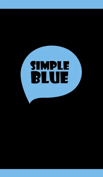 [LINE着せ替え] Black ＆ blue v.1 (jp)の画像1