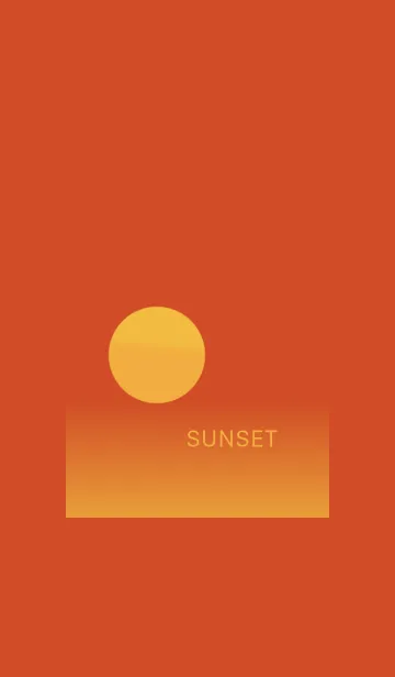 [LINE着せ替え] サンセットの画像1