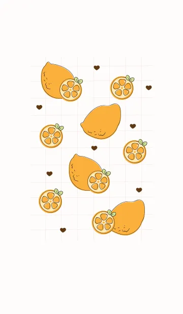 [LINE着せ替え] Cute lemon theme 7の画像1