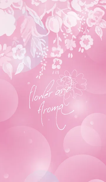 [LINE着せ替え] Aroma Flower -pink-の画像1