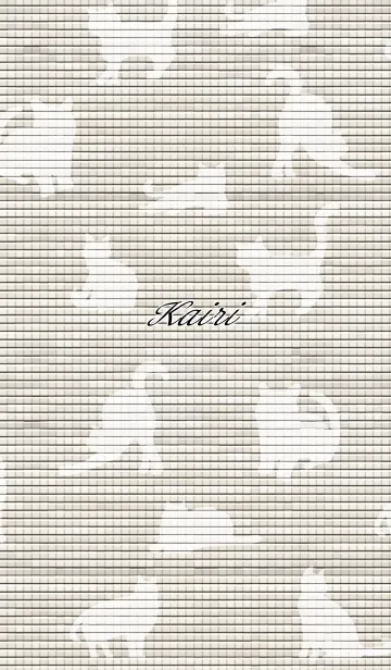 [LINE着せ替え] かいり用大人可愛い☆猫シルエットの画像1