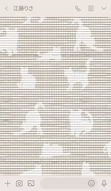 [LINE着せ替え] かいり用大人可愛い☆猫シルエットの画像3