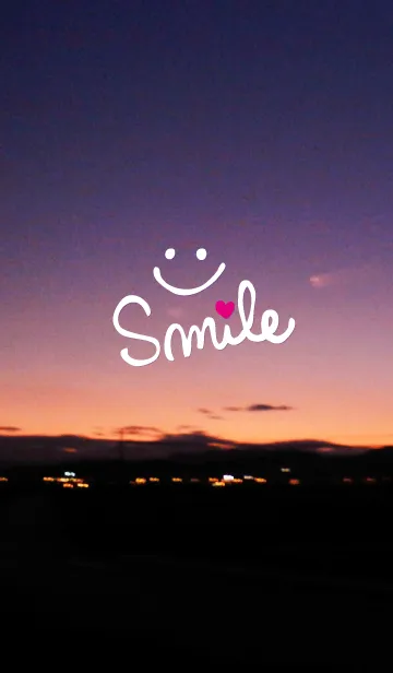 [LINE着せ替え] 夕影-スマイル27-の画像1