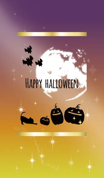 [LINE着せ替え] 黒と黄色 : Halloween2019の画像1