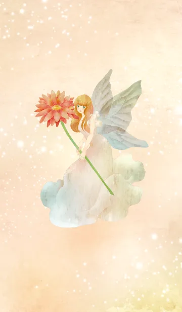 [LINE着せ替え] 花の妖精（ガーベラ）の画像1