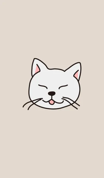 [LINE着せ替え] 猫(顔)の画像1