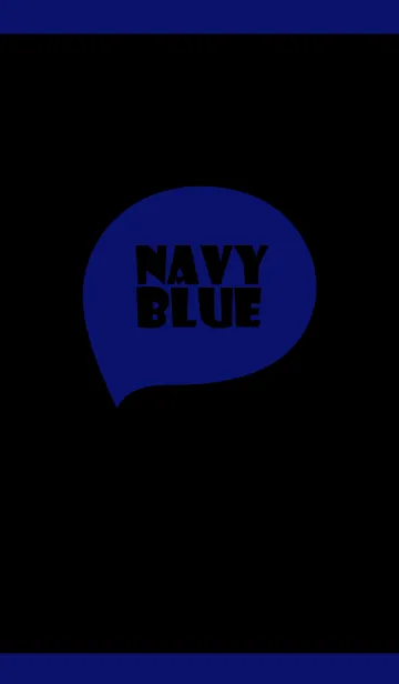[LINE着せ替え] Black ＆ Navy Blue (jp)の画像1
