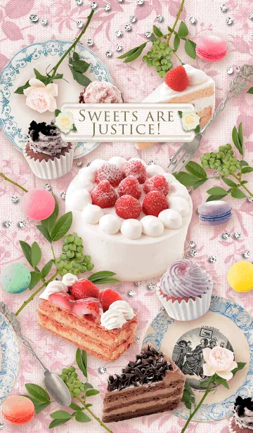 [LINE着せ替え] Sweets are justice！の画像1