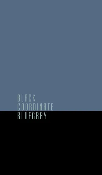 [LINE着せ替え] ブラックコーデ*ブルーグレーの画像1