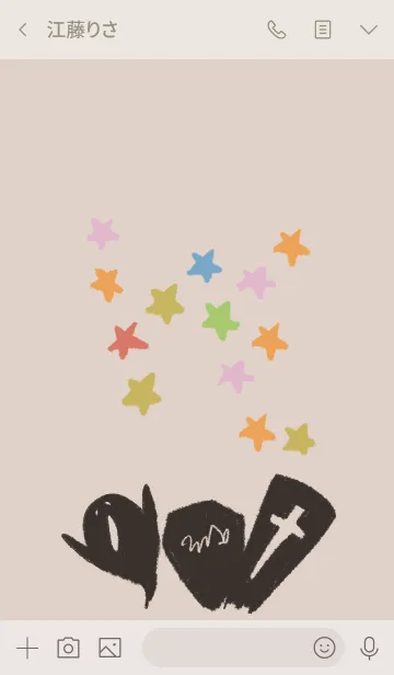 [LINE着せ替え] ベージュとピンク / ハロウィン2019の画像3