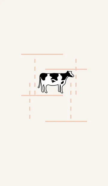 [LINE着せ替え] 乳牛-ラインの画像1