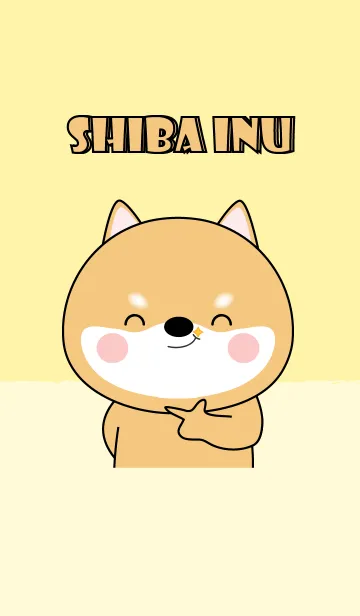 [LINE着せ替え] Big Head Shiba Inu Theme V.2 (jp)の画像1