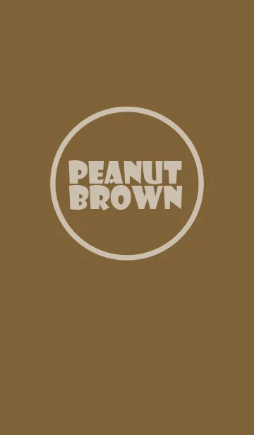 [LINE着せ替え] Love peanut brown Theme v.2 (jp)の画像1