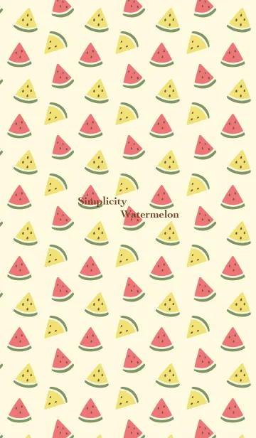 [LINE着せ替え] Simplicity Watermelonの画像1