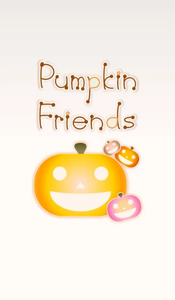 [LINE着せ替え] Pumpkin Friends！ (Beige Ver.1)の画像1