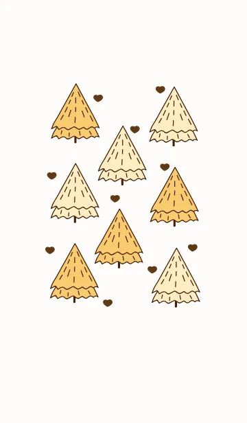 [LINE着せ替え] lovely tree theme 7の画像1