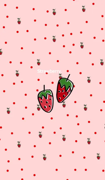 [LINE着せ替え] Strawberry Strawberry Themeの画像1