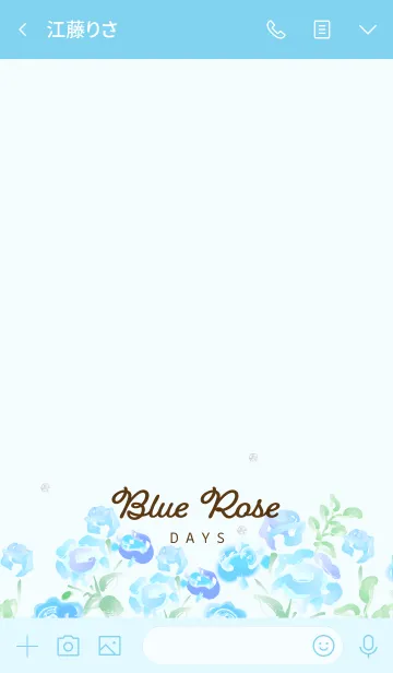 [LINE着せ替え] Bluerosedaysの画像3