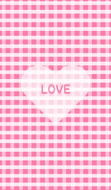 [LINE着せ替え] ♥ Gingham check ！ ♥ - No.5の画像1