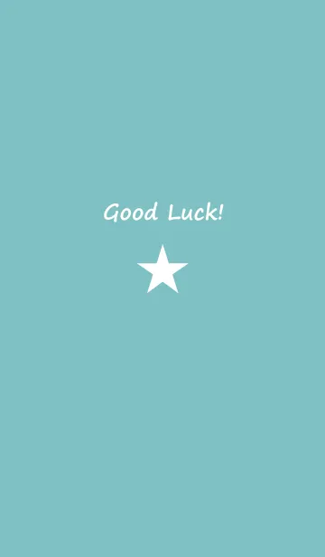 [LINE着せ替え] Lucky Star！ [aquamarine]の画像1