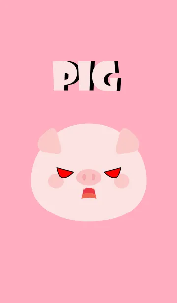 [LINE着せ替え] Love Simple Pig Theme (jp)の画像1