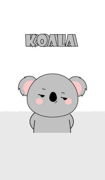 [LINE着せ替え] Big Head Koala Theme V.2 (jp)の画像1